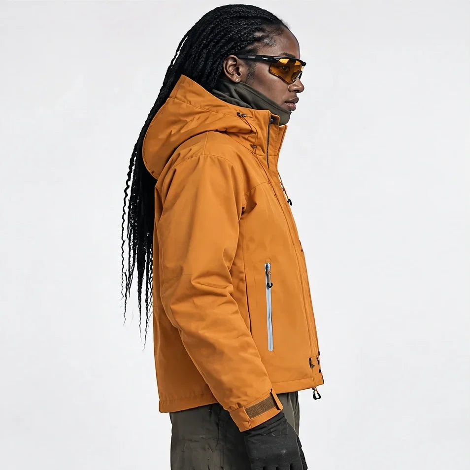 Snell - Unisex 15K Waterproof Jacket - Orange