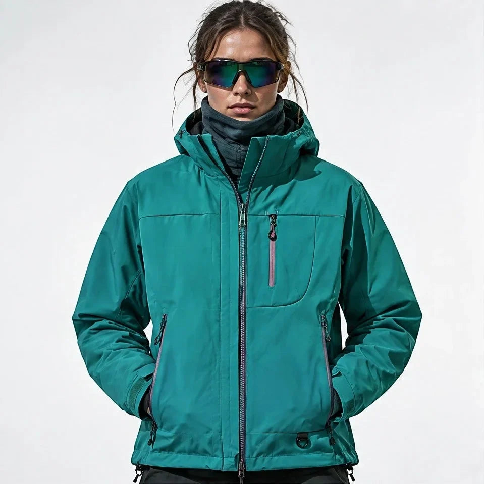 Snell - Unisex 15K Waterproof Jacket - Peacock Blue