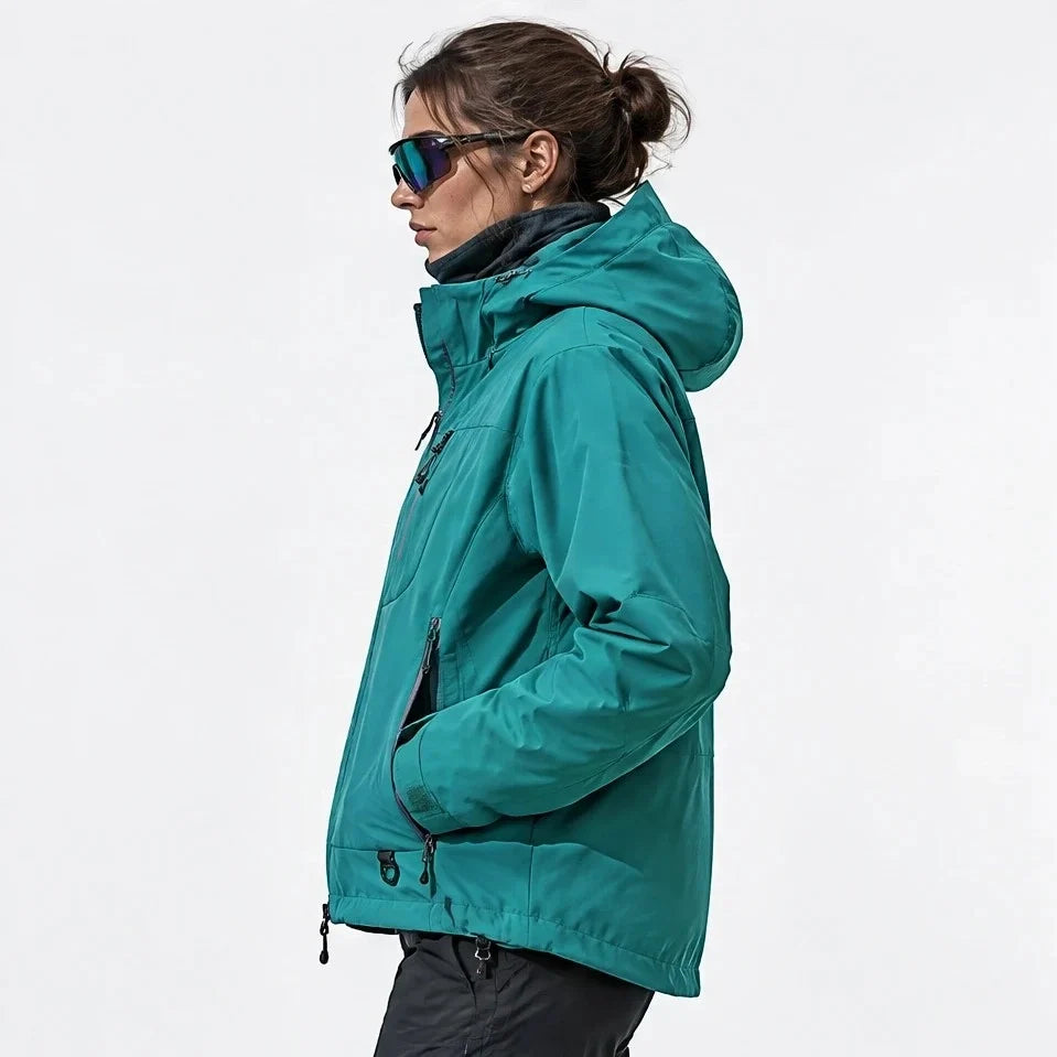 Snell - Unisex 15K Waterproof Jacket - Peacock Blue