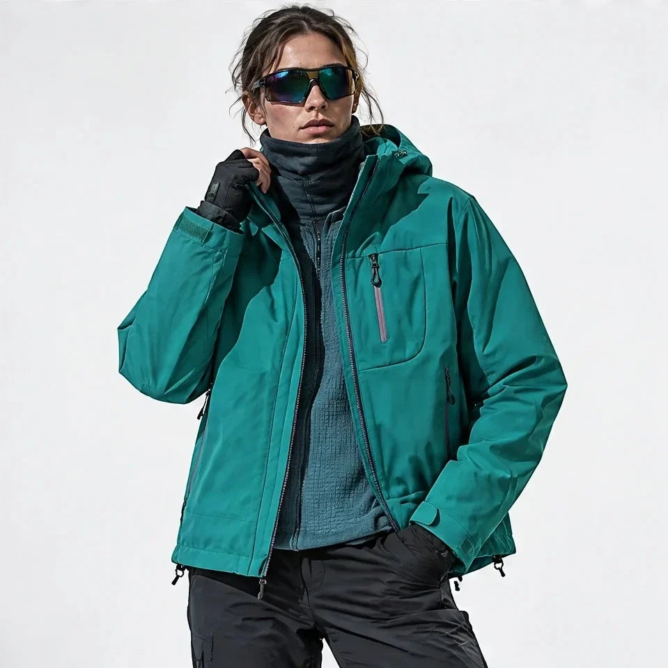 Snell - Unisex 15K Waterproof Jacket - Peacock Blue