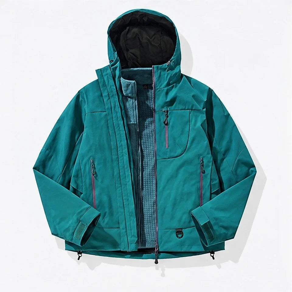 Snell - Unisex 15K Waterproof Jacket - Peacock Blue