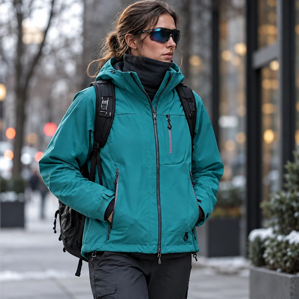 Snell - Unisex 15K Waterproof Jacket - Peacock Blue