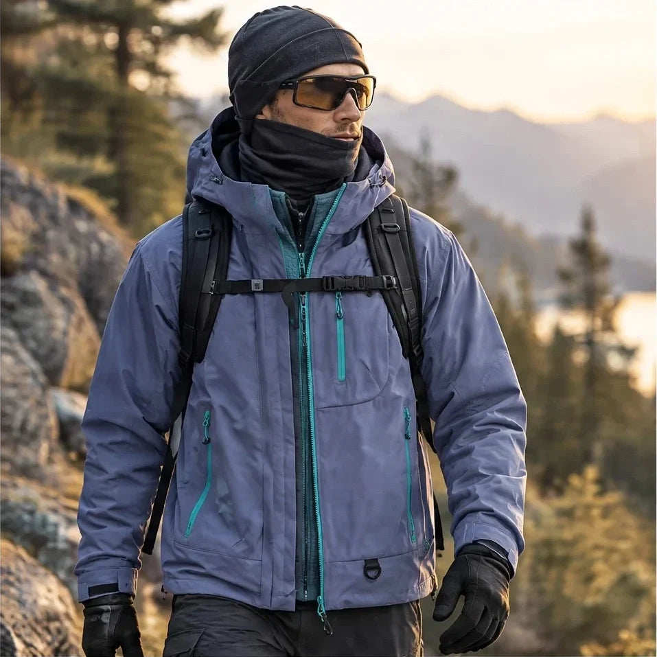 Snell - Unisex 15K Waterproof Jacket - Purple