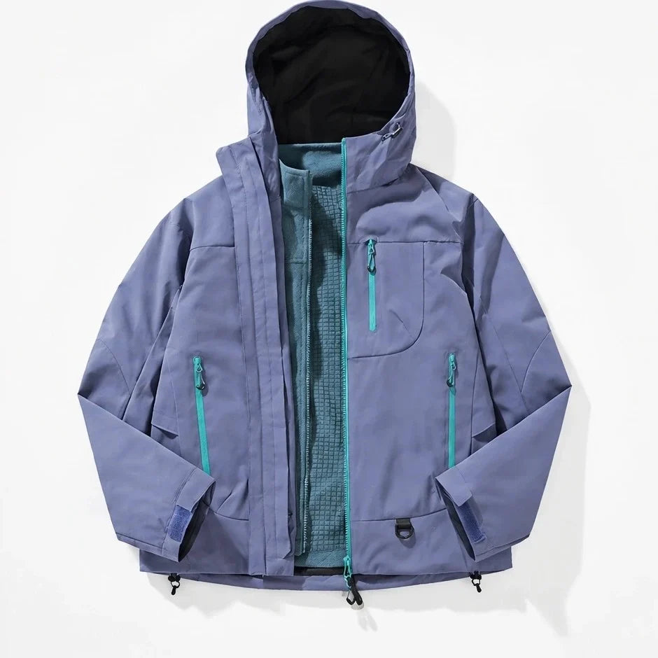 Snell - Unisex 15K Waterproof Jacket - Purple