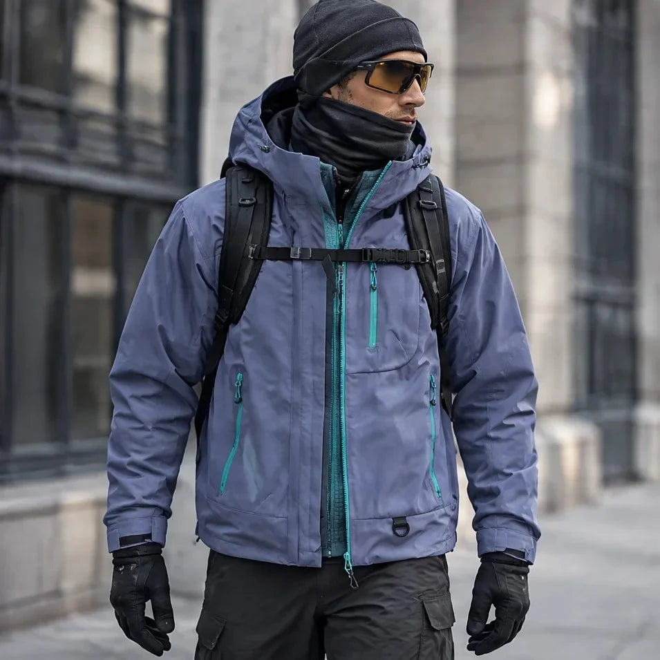 Snell - Unisex 15K Waterproof Jacket - Purple