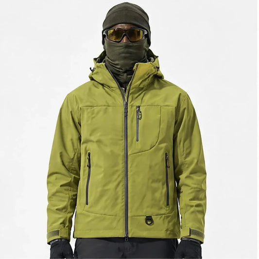 Snell - Unisex 15K Waterproof Jacket - Yellow Green