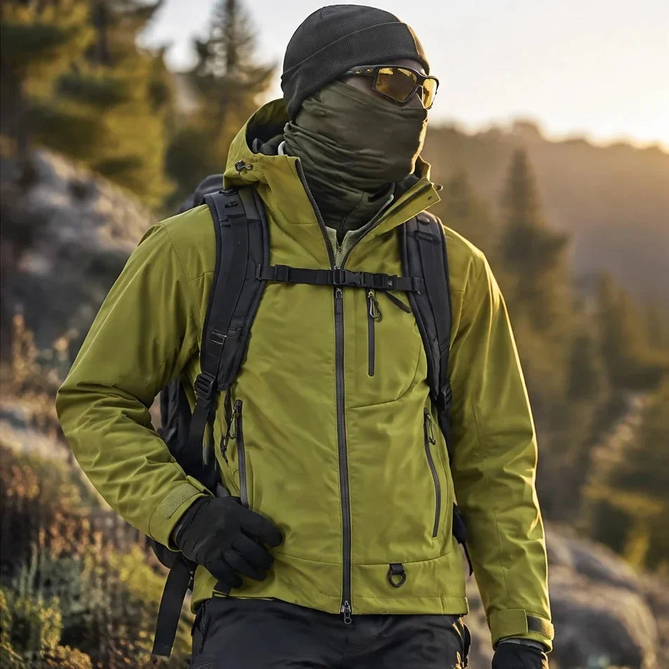 Snell - Unisex 15K Waterproof Jacket - Yellow Green