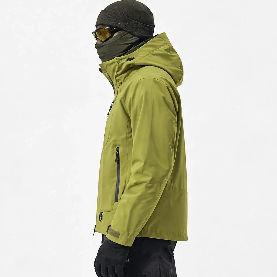 Snell - Unisex 15K Waterproof Jacket - Yellow Green