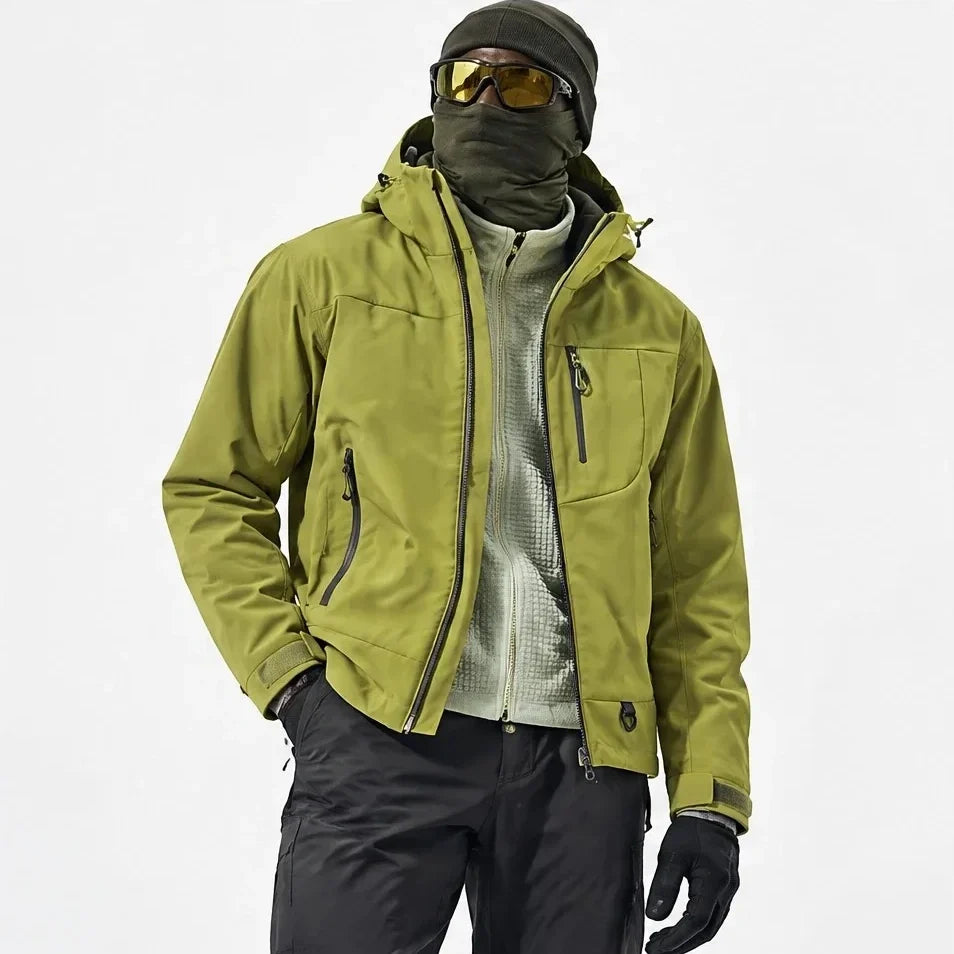 Snell - Unisex 15K Waterproof Jacket - Yellow Green