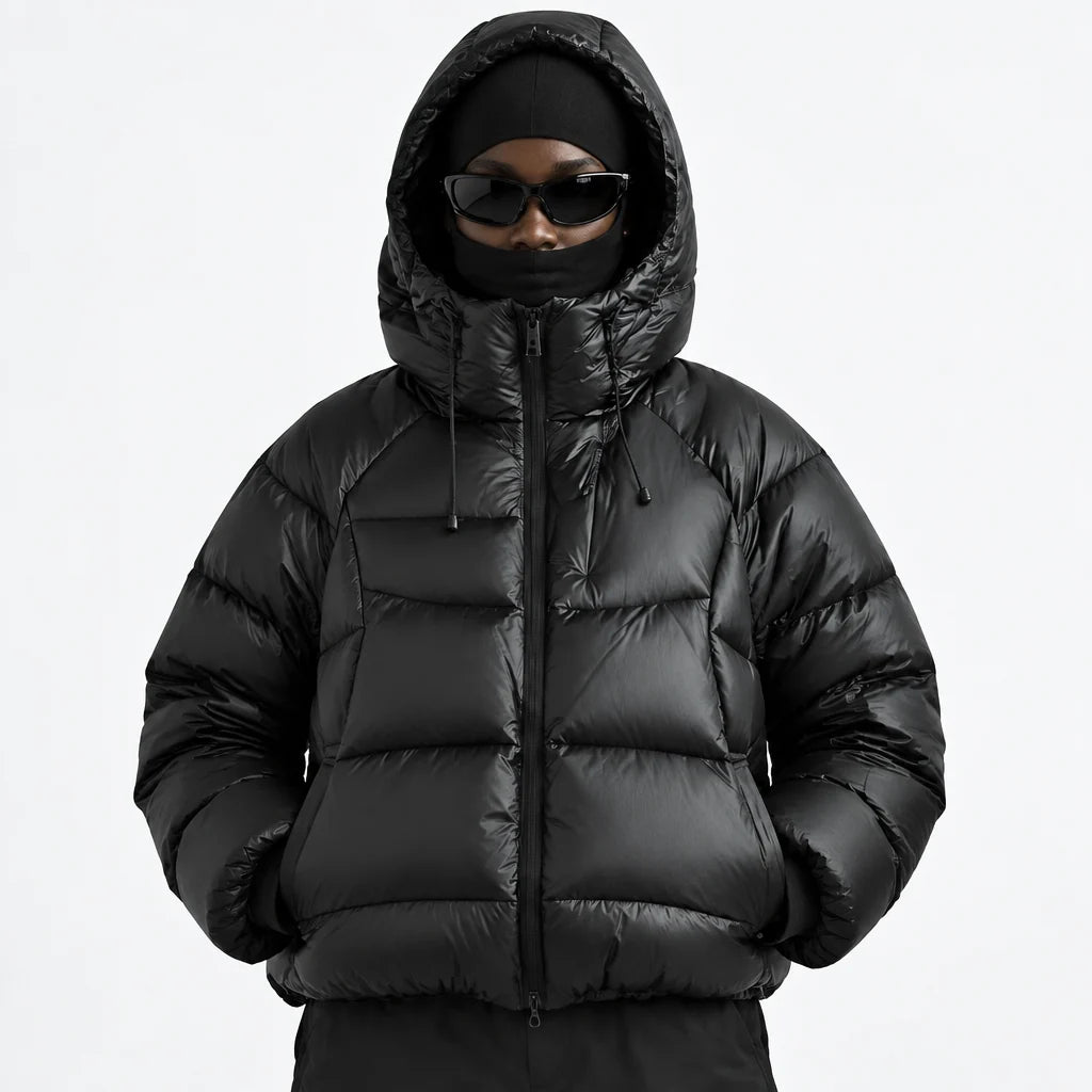 Rime - Unisex 90% White Duck Down 800FP Puffer Jacket - Black