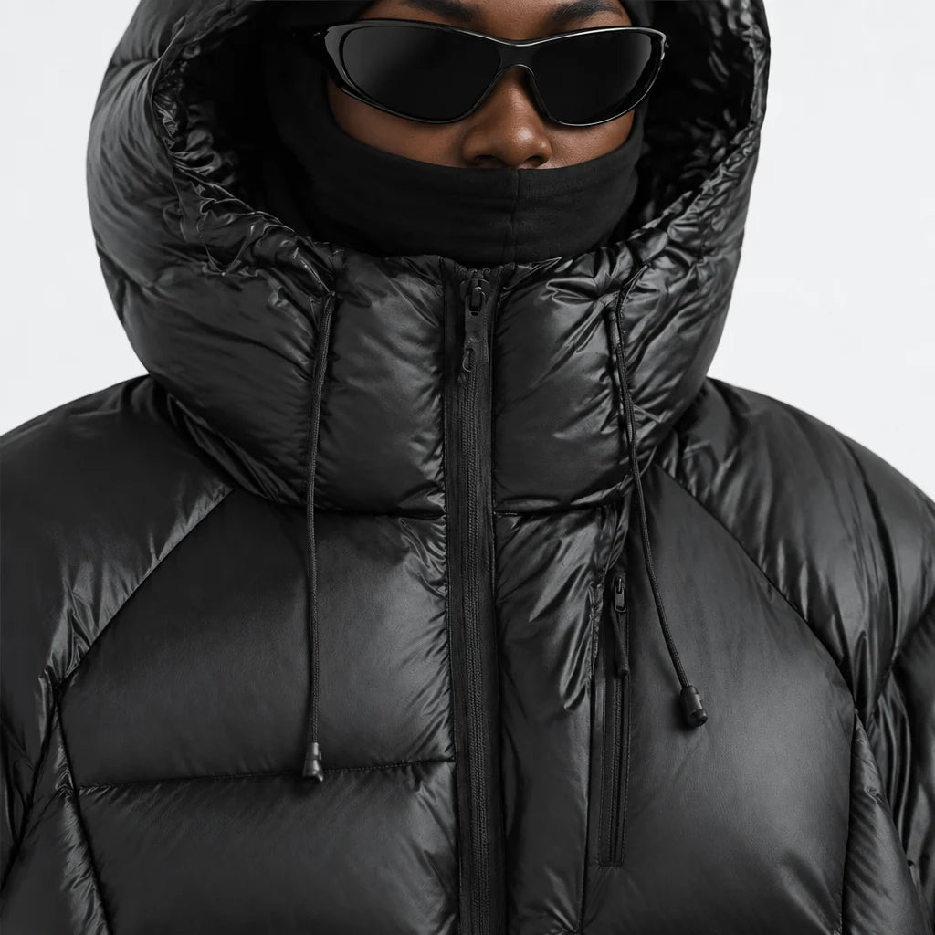 Rime - Unisex 90% White Duck Down 800FP Puffer Jacket - Black