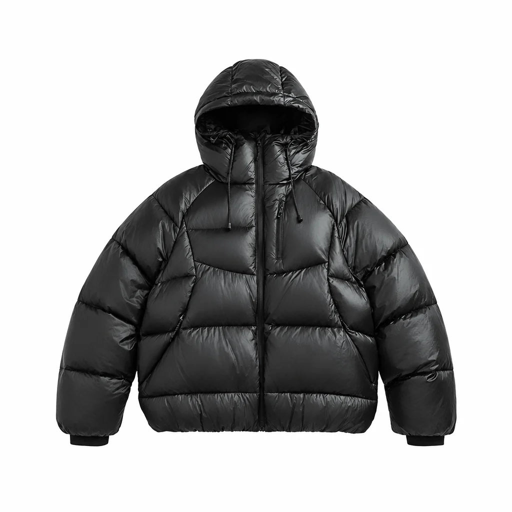 Rime - Unisex 90% White Duck Down 800FP Puffer Jacket - Black
