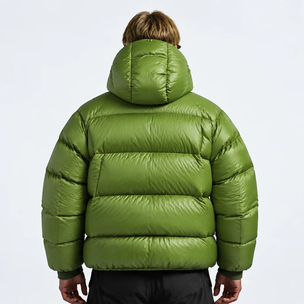 Rime - Unisex 90% White Duck Down 800FP Puffer Jacket - Green