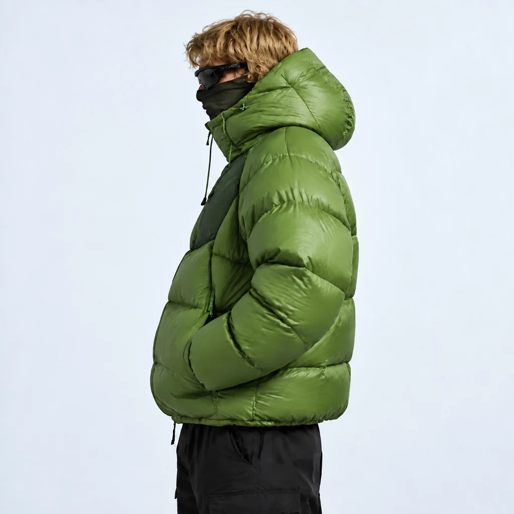 Rime - Unisex 90% White Duck Down 800FP Puffer Jacket - Green