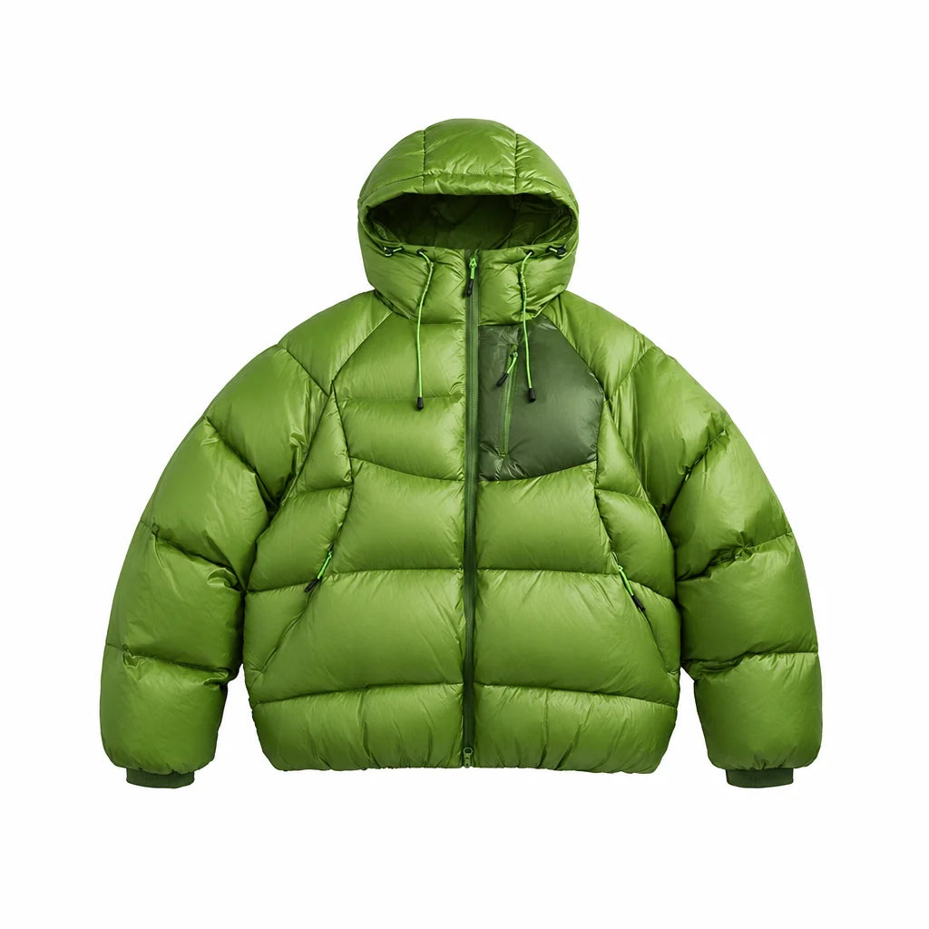 Rime - Unisex 90% White Duck Down 800FP Puffer Jacket - Green
