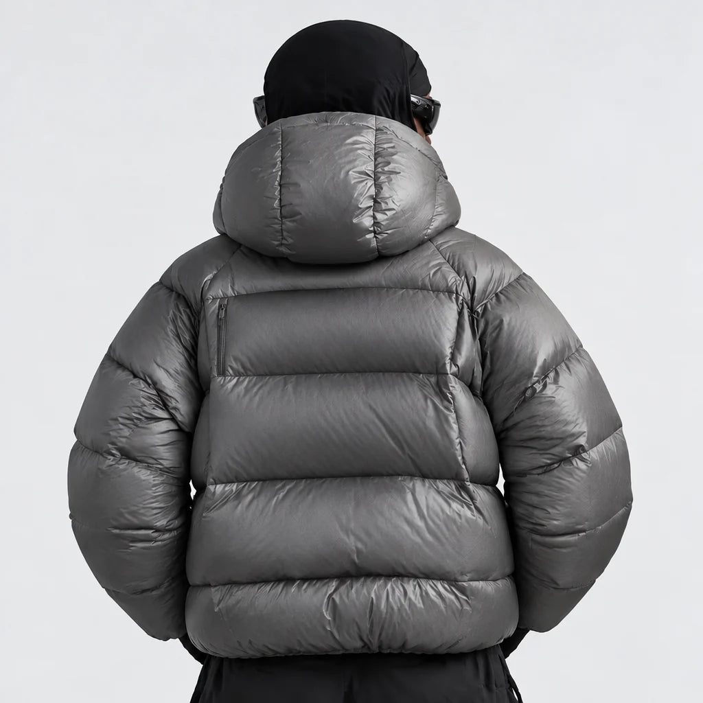 Rime - Unisex 90% White Duck Down 800FP Puffer Jacket - Grey