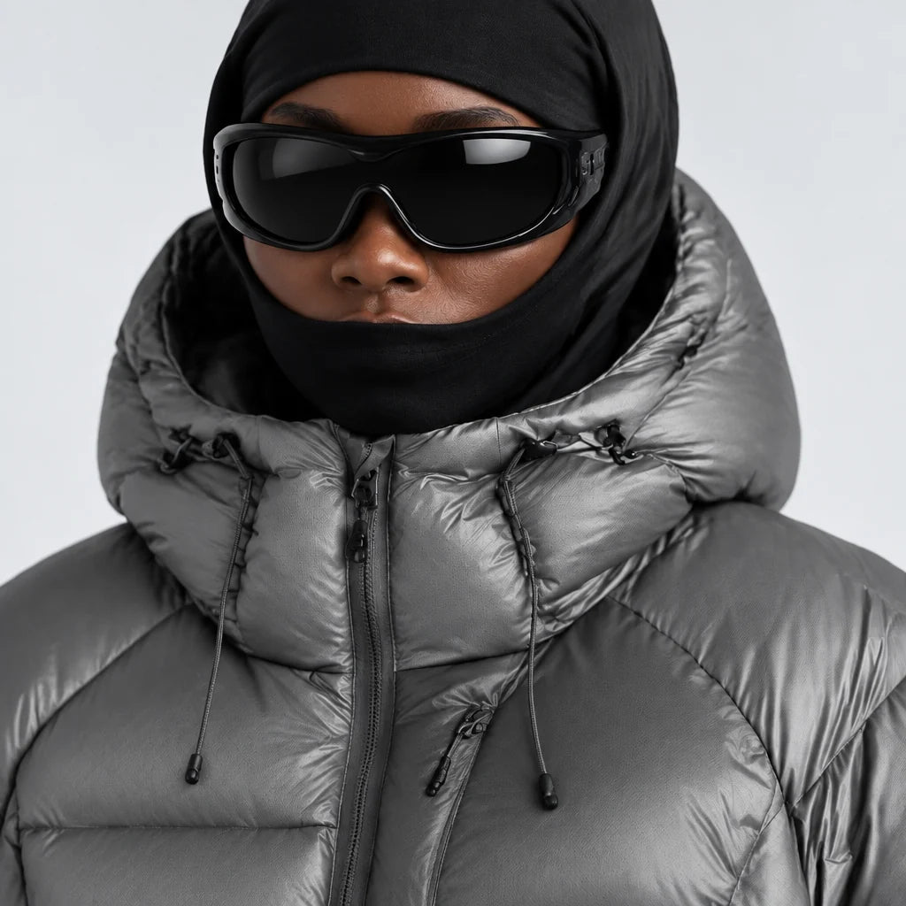 Rime - Unisex 90% White Duck Down 800FP Puffer Jacket - Grey