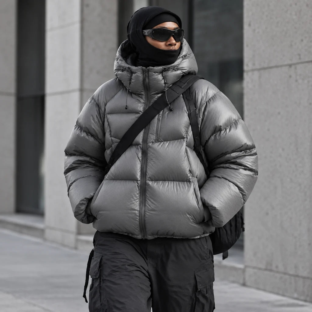 Rime - Unisex 90% White Duck Down 800FP Puffer Jacket - Grey