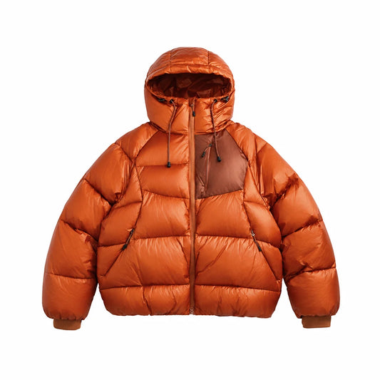 Rime - Unisex 90% White Duck Down 800FP Puffer Jacket - Orange