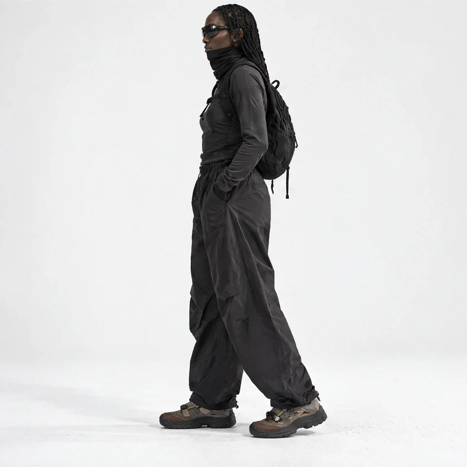 Fret - Unisex Water-Repellent & Quick-Dry Ripstop Walking Trousers - Black