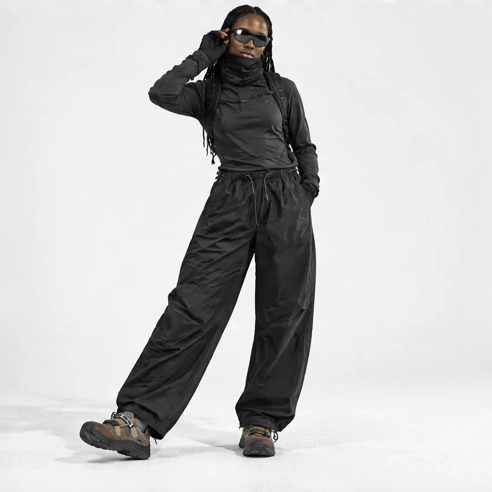 Fret - Unisex Water-Repellent & Quick-Dry Ripstop Walking Trousers - Black