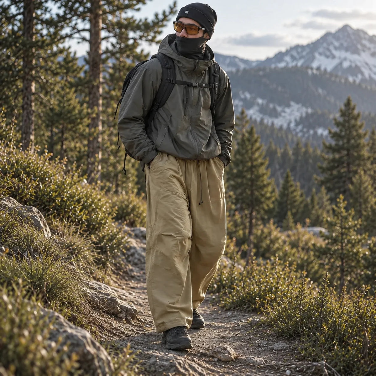 Fret - Unisex Water-Repellent & Quick-Dry Ripstop Walking Trousers - Camel