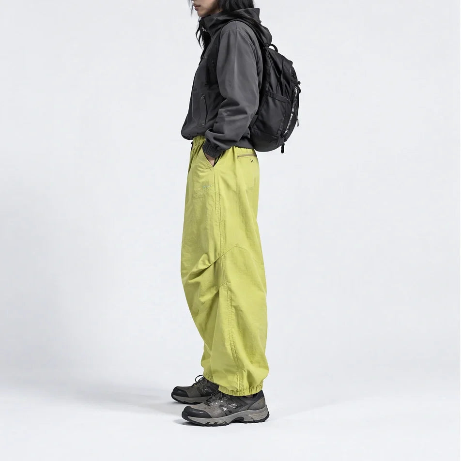 Fret - Unisex Water-Repellent & Quick-Dry Ripstop Walking Trousers - Fluorescent Green