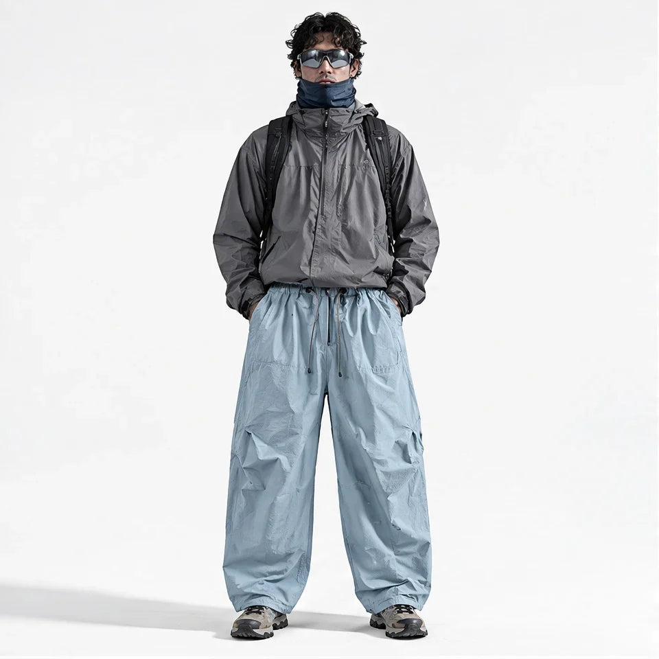 Fret - Unisex Water-Repellent & Quick-Dry Ripstop Walking Trousers - Light Blue