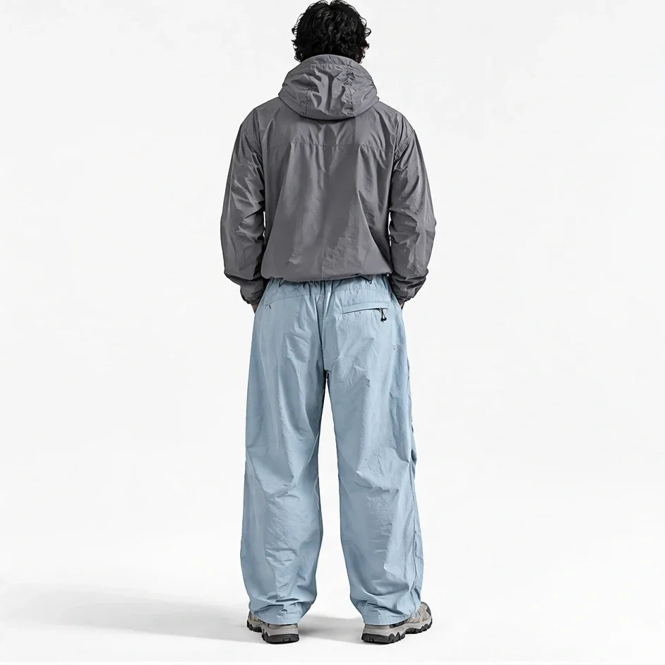 Fret - Unisex Water-Repellent & Quick-Dry Ripstop Walking Trousers - Light Blue