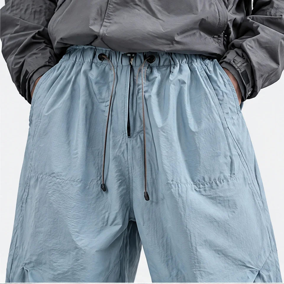 Fret - Unisex Water-Repellent & Quick-Dry Ripstop Walking Trousers - Light Blue