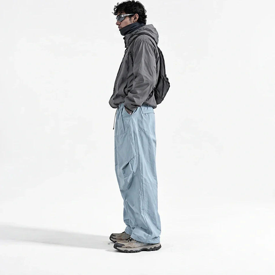 Fret - Unisex Water-Repellent & Quick-Dry Ripstop Walking Trousers - Light Blue