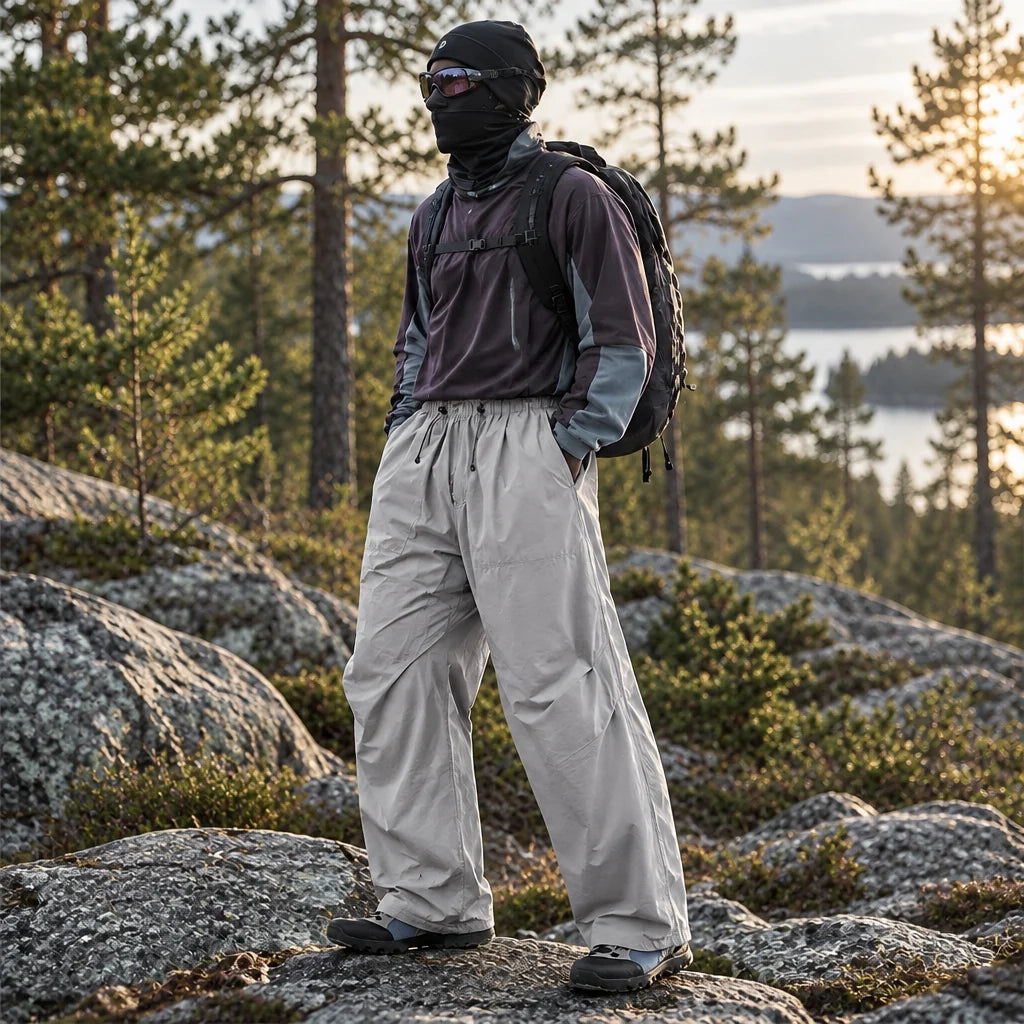 Fret - Unisex Water-Repellent & Quick-Dry Ripstop Walking Trousers - Light Grey