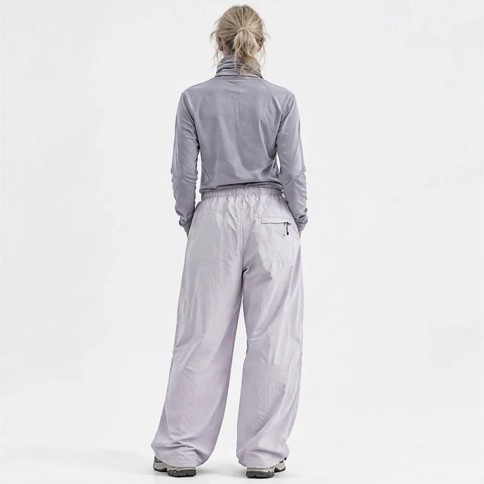Fret - Unisex Water-Repellent & Quick-Dry Ripstop Walking Trousers - Light purple