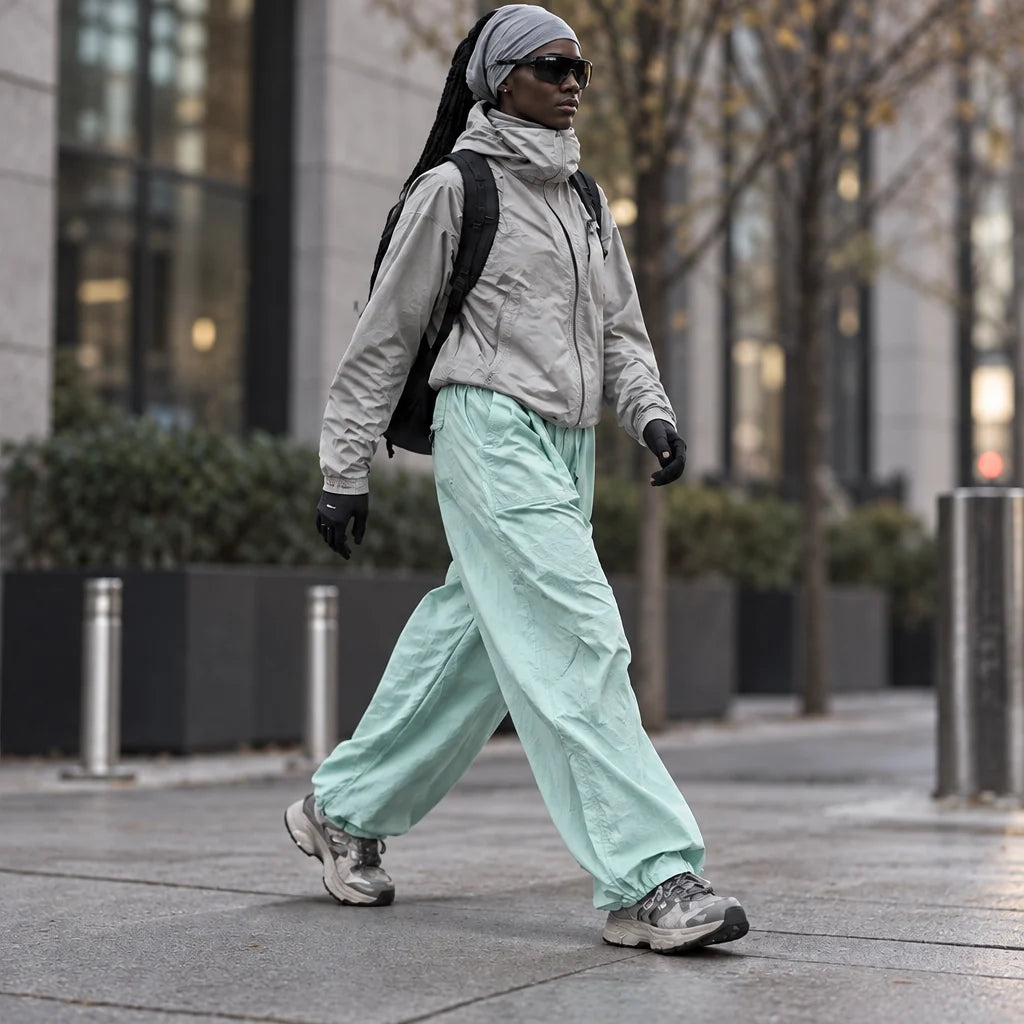 Fret - Unisex Water-Repellent & Quick-Dry Ripstop Walking Trousers - Mint Green
