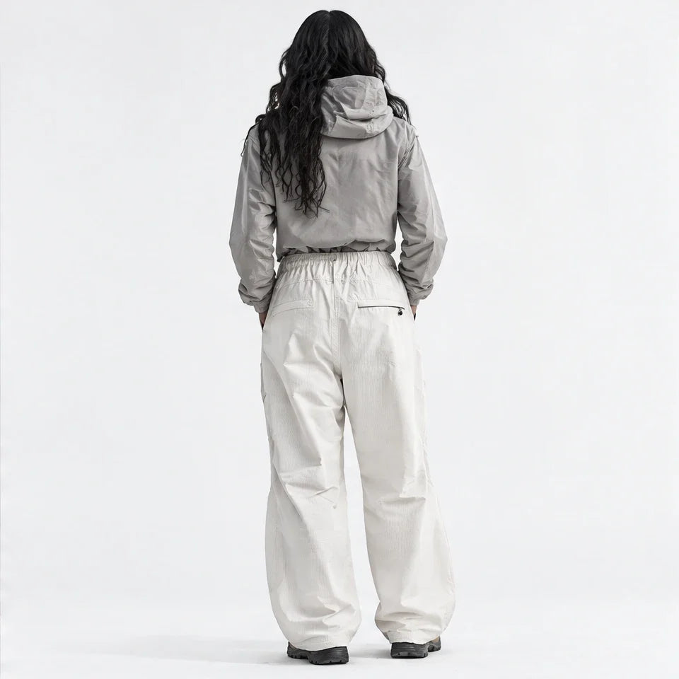 Fret - Unisex Water-Repellent & Quick-Dry Ripstop Walking Trousers - White