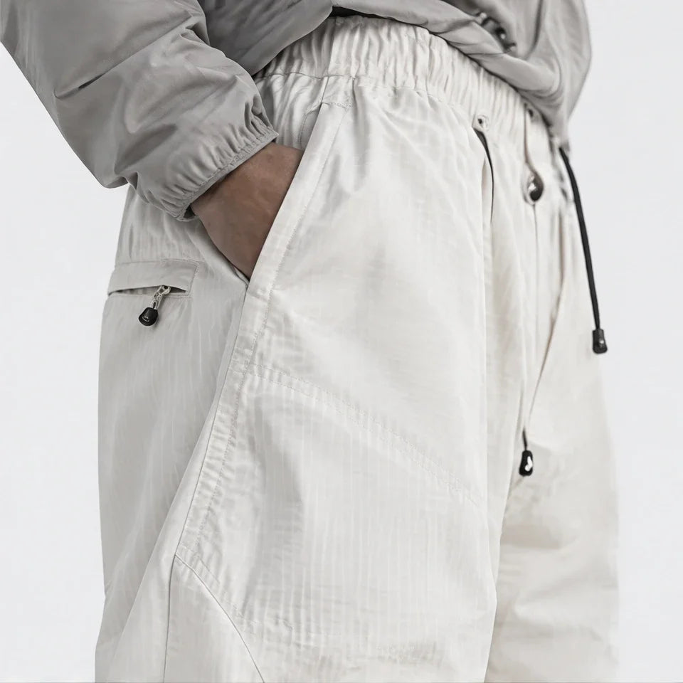 Fret - Unisex Water-Repellent & Quick-Dry Ripstop Walking Trousers - White