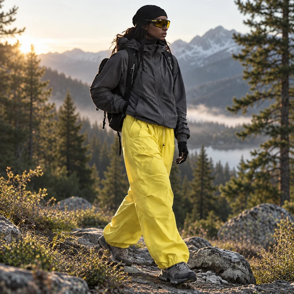 Fret - Unisex Water-Repellent & Quick-Dry Ripstop Walking Trousers - Yellow