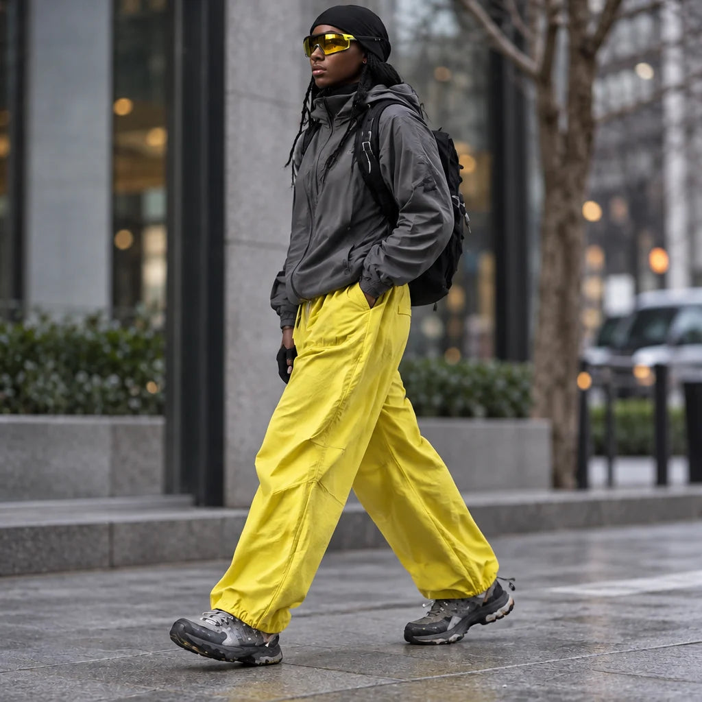 Fret - Unisex Water-Repellent & Quick-Dry Ripstop Walking Trousers - Yellow