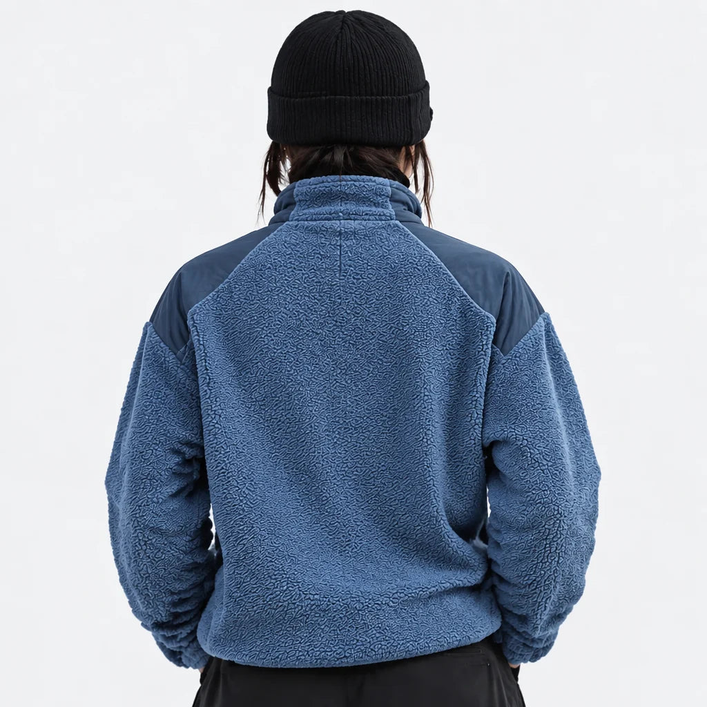 Gloam - Unisex Quick-Dry Thermal Antibacterial Fleece Jacket - Blue