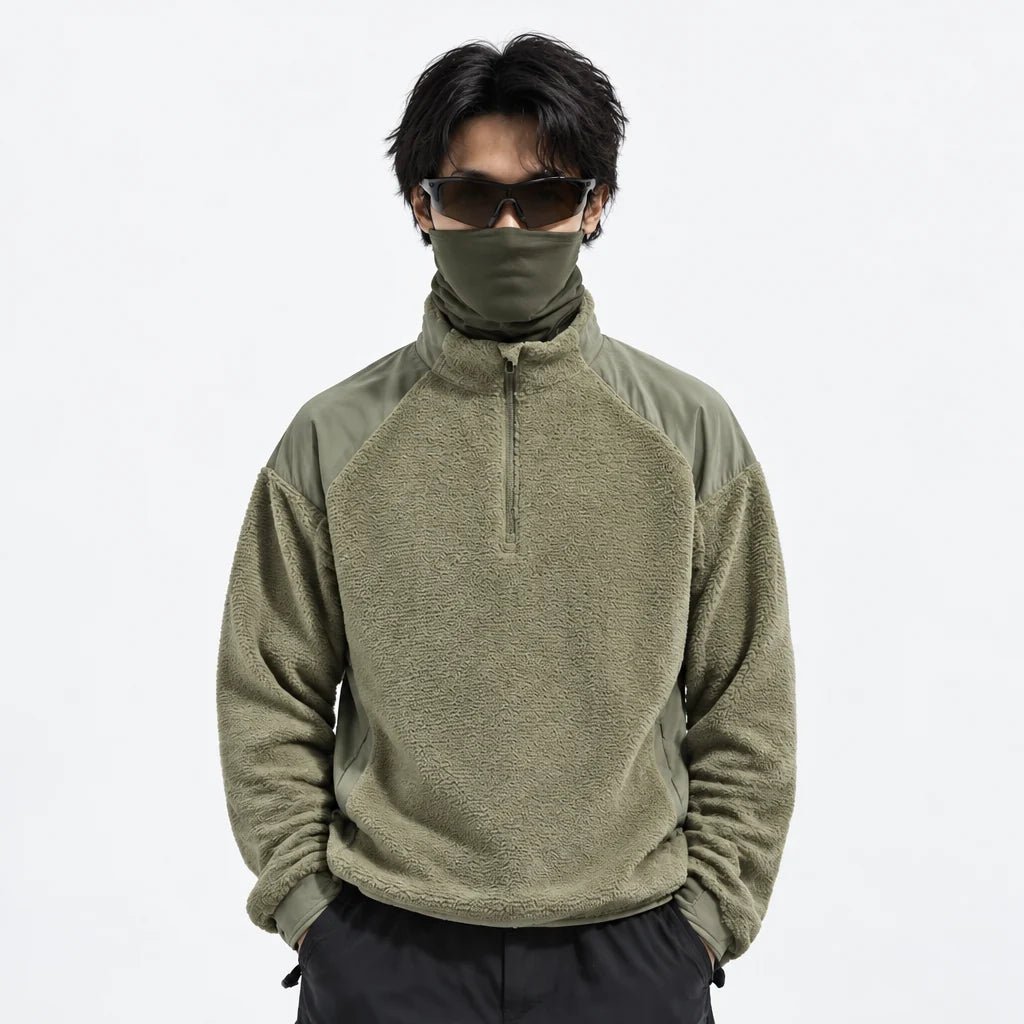 Gloam - Unisex Quick-Dry Thermal Antibacterial Fleece Jacket - Green