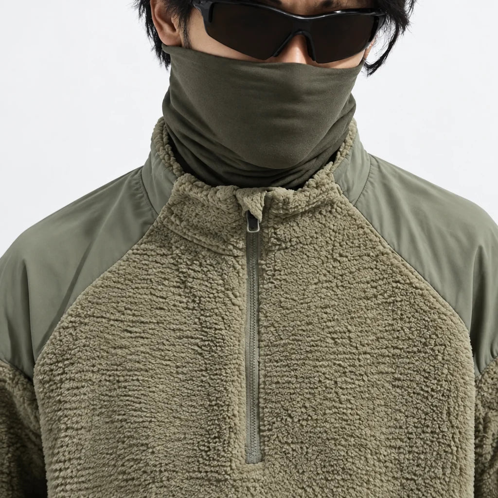 Gloam - Unisex Quick-Dry Thermal Antibacterial Fleece Jacket - Green