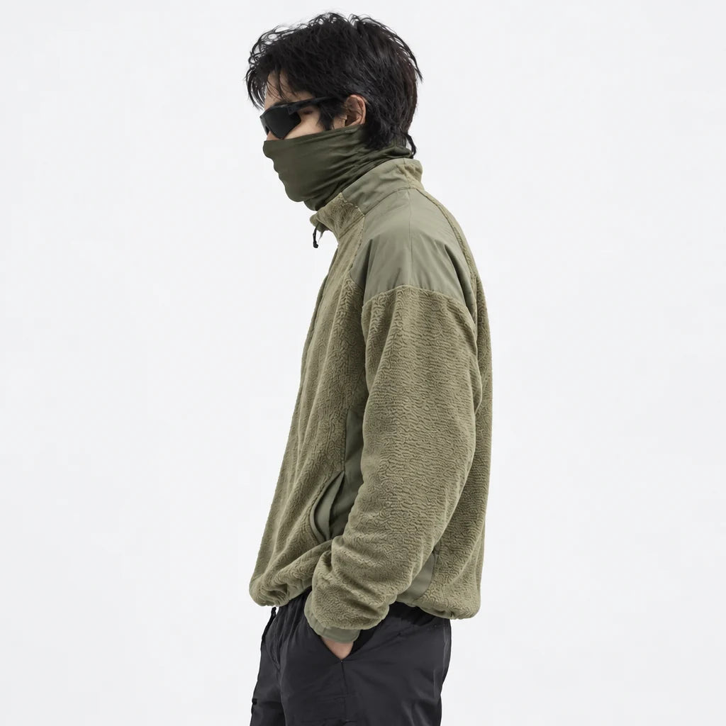 Gloam - Unisex Quick-Dry Thermal Antibacterial Fleece Jacket - Green