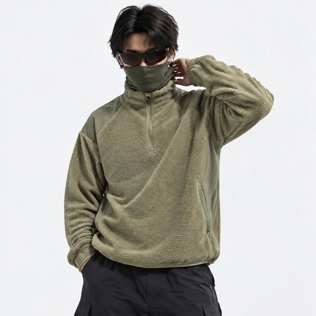 Gloam - Unisex Quick-Dry Thermal Antibacterial Fleece Jacket - Green