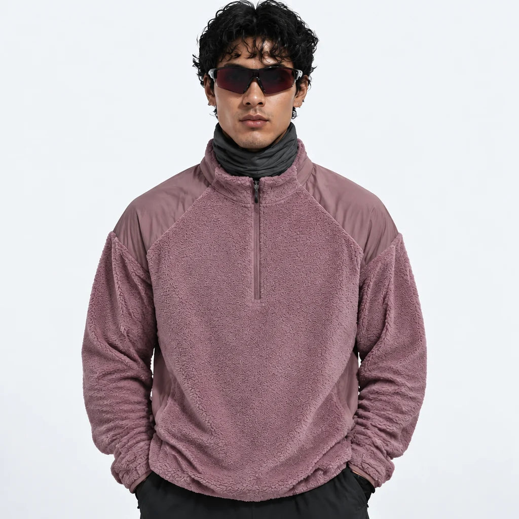 Gloam - Unisex Quick-Dry Thermal Antibacterial Fleece Jacket - Pink