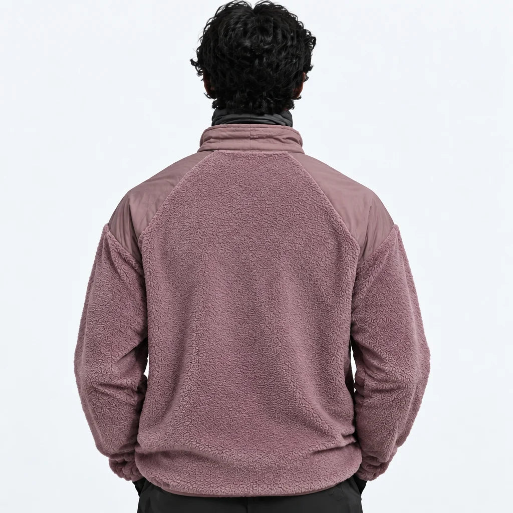Gloam - Unisex Quick-Dry Thermal Antibacterial Fleece Jacket - Pink