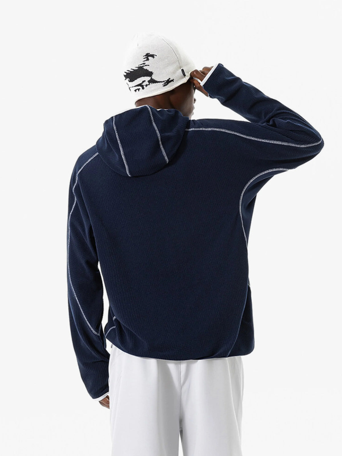 Keen - Unisex Quick-Dry Thermal Thumbhole Fleece Jacket - Navy Blue