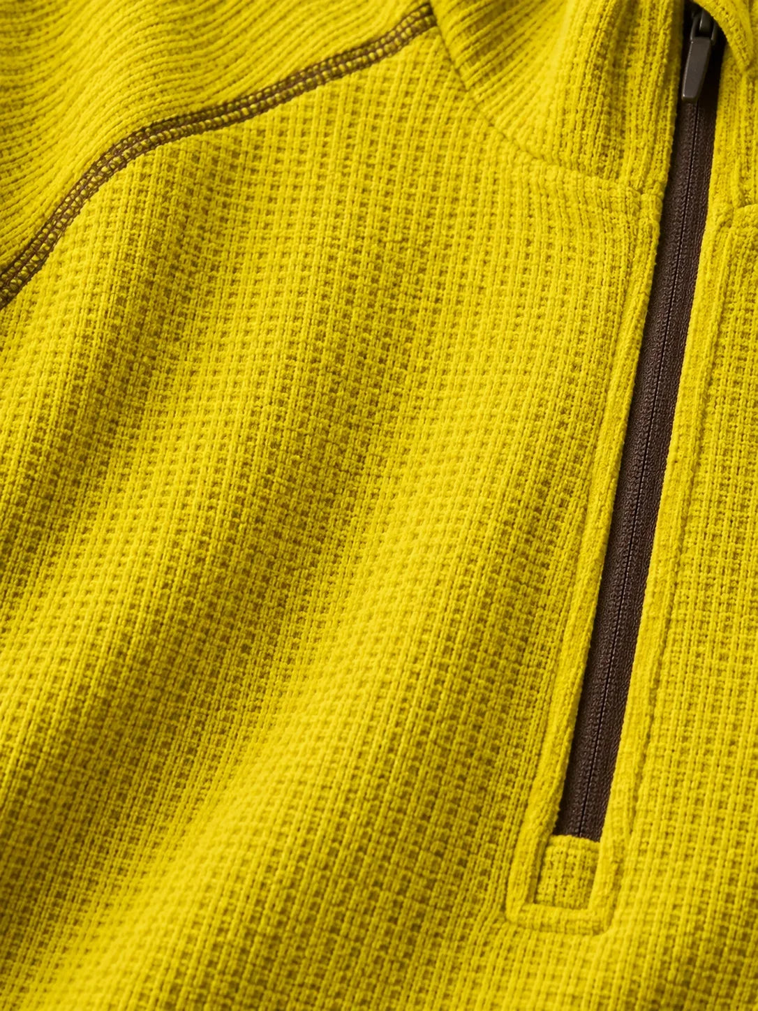 Keen - Unisex Quick-Dry Thermal Thumbhole Fleece Jacket - Yellow