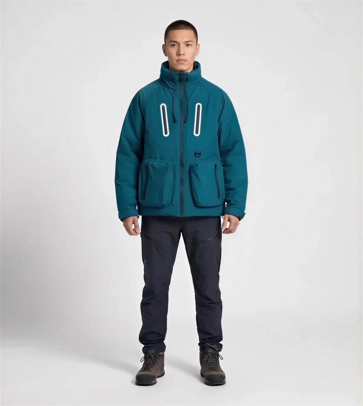 Crag - Unisex Windproof Breathable & Waterproof Jacket - Peacock Blue