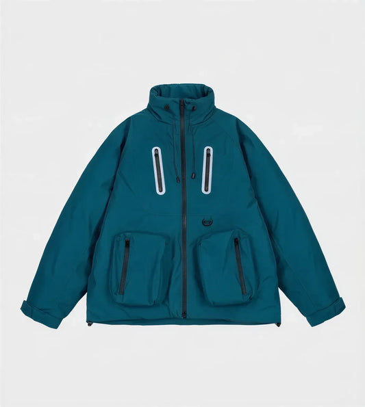 Crag - Unisex Windproof Breathable & Waterproof Jacket - Peacock Blue