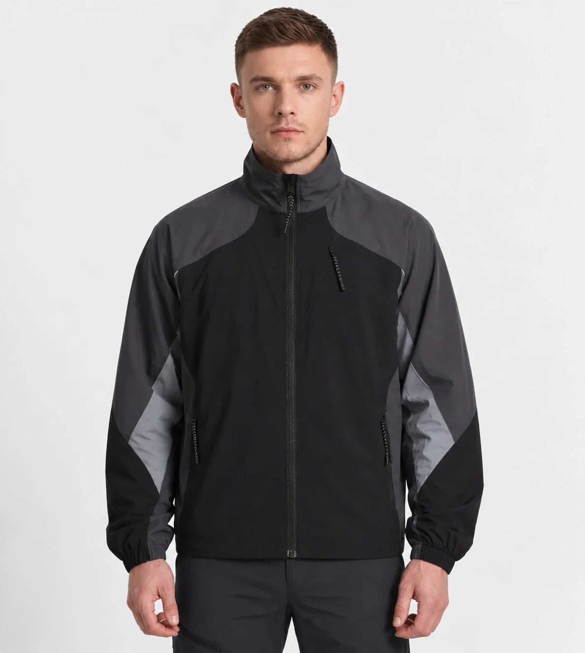 Tarn - Unisex Windproof Breathable & Wrinkle-Free Waterproof Jacket - Black